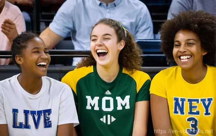 배구 경기장에서 지켜야 할 규칙 - **The Fan-Player Connection: A Wave of Support**
    "A powerful, mid-shot image capturing the inten...