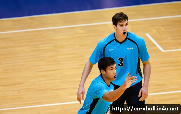 배구 경기 중 흔한 상황 대처 관련 이미지 1